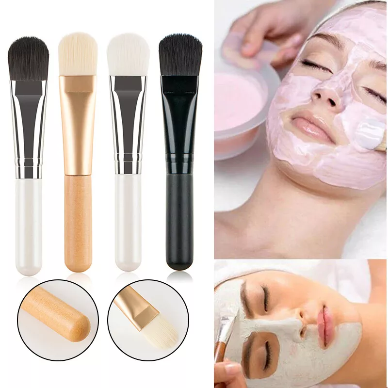 Face Mask Brush Flat Soft Hair Facial Cleansing Skin Care Blender Foundation Applicator Concealer Brush Beauty Makeup Tool