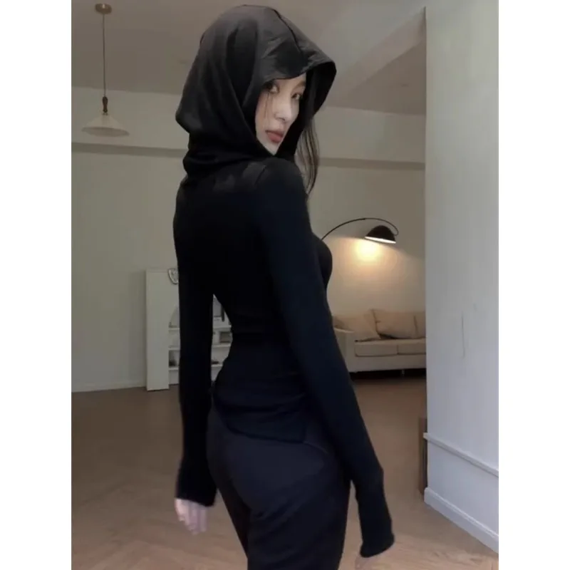 Толстовка в стиле American Spice Girl Wasteland осенняя новая черная высококачественная