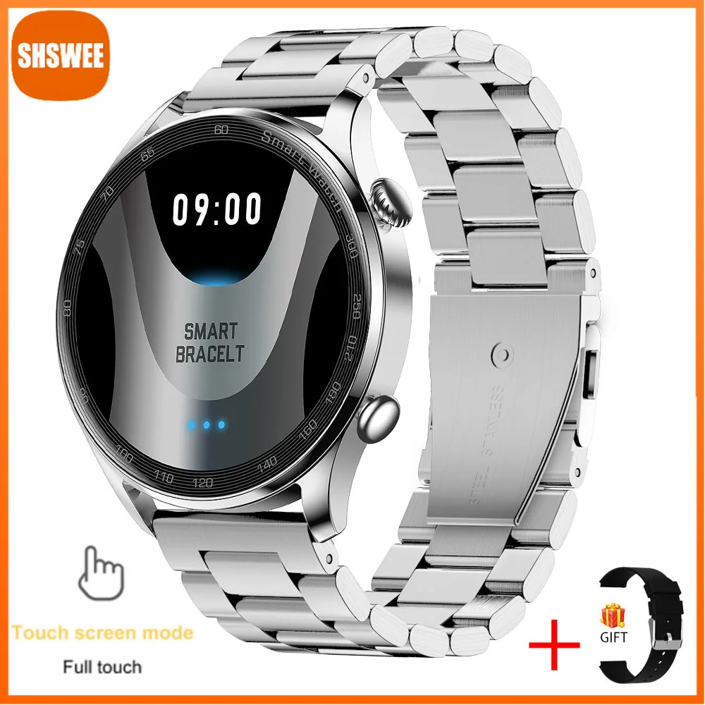 

Smart Watch Bluetooth Call Music Control Custom Watch Faces Alarm Clock Reminder Smartwatch Men Gift for Xiaomi Huawei