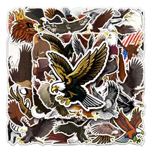 10/30/50PCS Cute Eagle Stationery Stickers Cartoon Poodle Golden Retriever Dog Kid Toy Windows Laptop Helmet Students PVC Decal