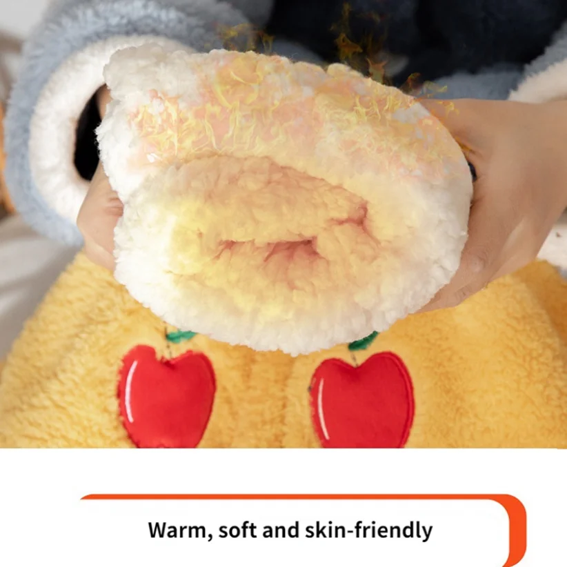 Kawaii fluffy Sock Thermal Womens Plush Grip Winter Warm Soft Female Home Indoor Silicone Non slip Thick Slipper Floor Sock