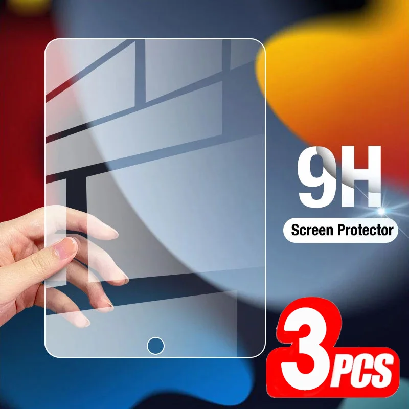 (3 упаковки) Закаленное стекло для Apple iPad 2 3 4 5 6 7 8 9 10 9,7 10,2 10,9 5th 6th 7th 8th 10th поколение, защита экрана