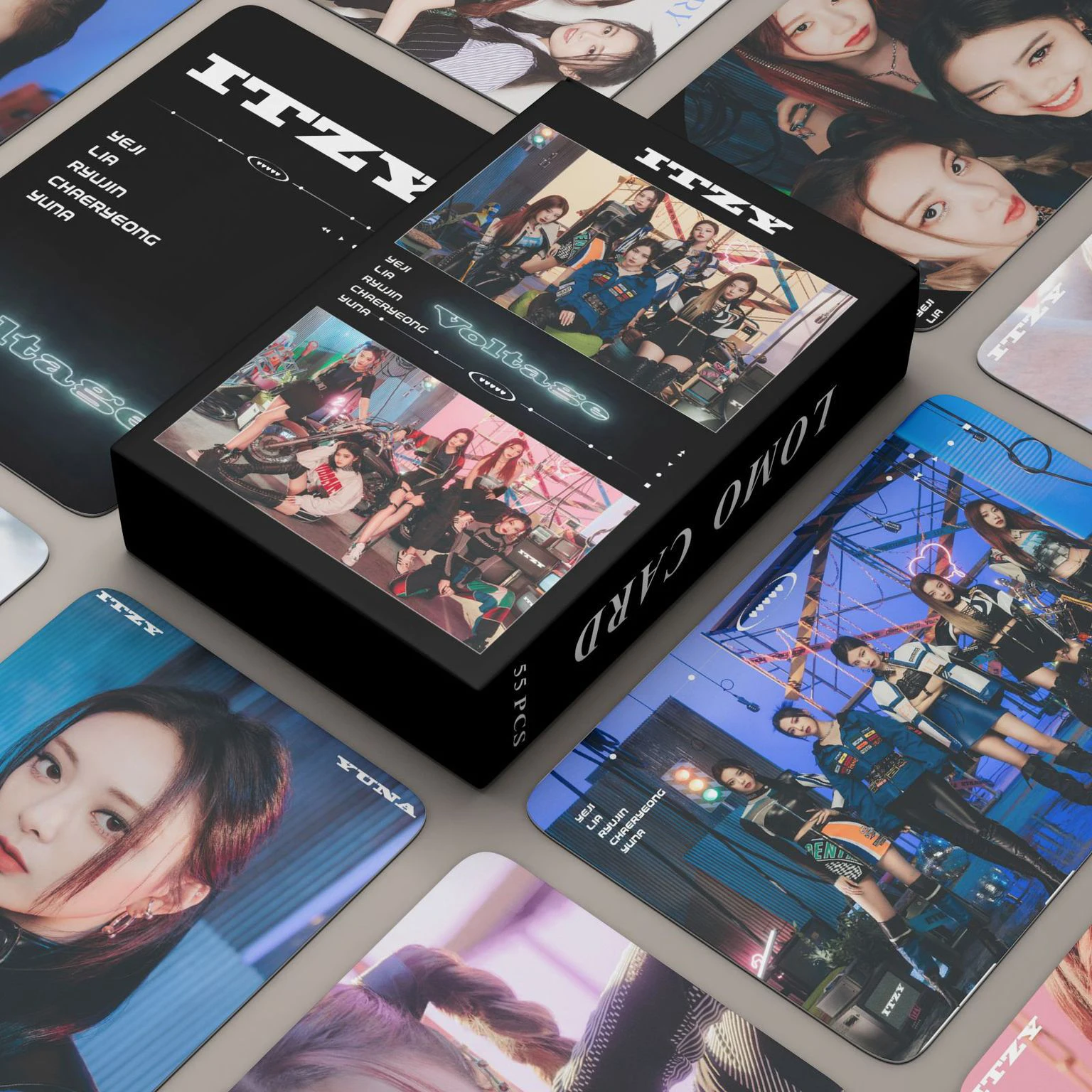 

55PCS/Set ITZY Photocards BP Aespa IVE Kep1er Twice Red Velvet Lomo Card Stayc Photo Cards New Album 2022 Photocard
