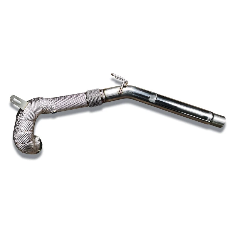 Фото Автомобильная водосточная труба Golf 7 GTI EA888 Gen3 MK7 Audi S3 1.8 2.0 TSI Downpipe Echappement Выхлопная труба из нержавеющей стали Автомобильная труба №1