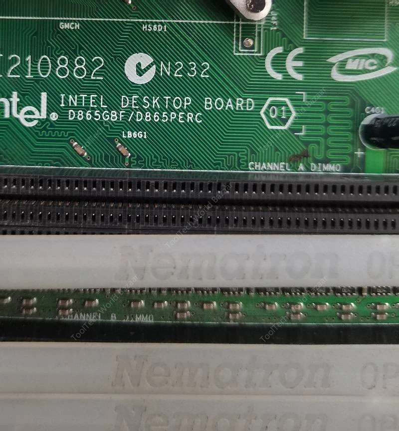 Основная плата промышленного контроля D865GBF/D865PERC 865 6PCI не встроенная сетевая