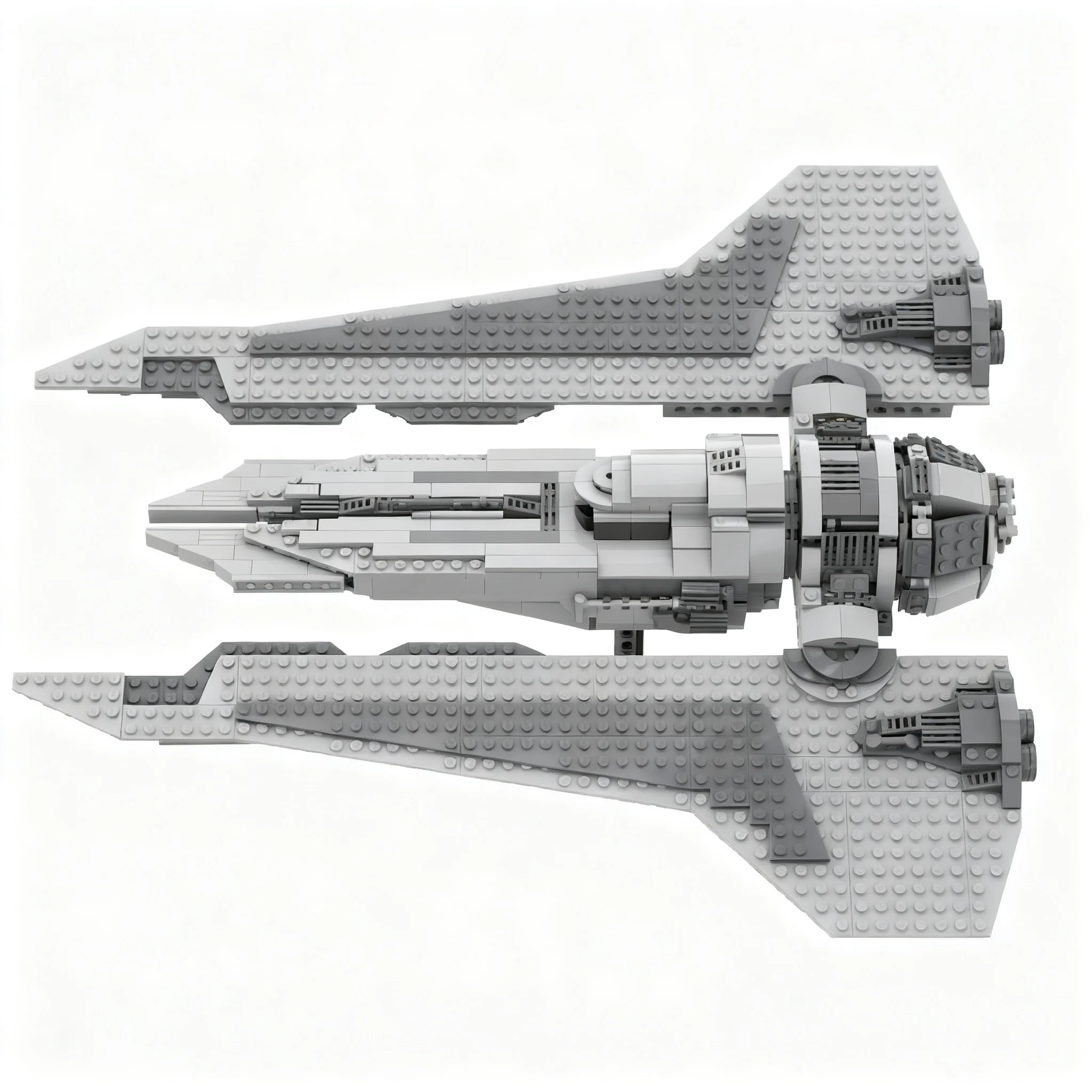 Фото 968 деталей MOC: Конструктор «Мандалорский дарк-сабля» (серия Star Battle) – Архитектурная модель, игрушка, подарок на Рождество, для творчества своими руками №2