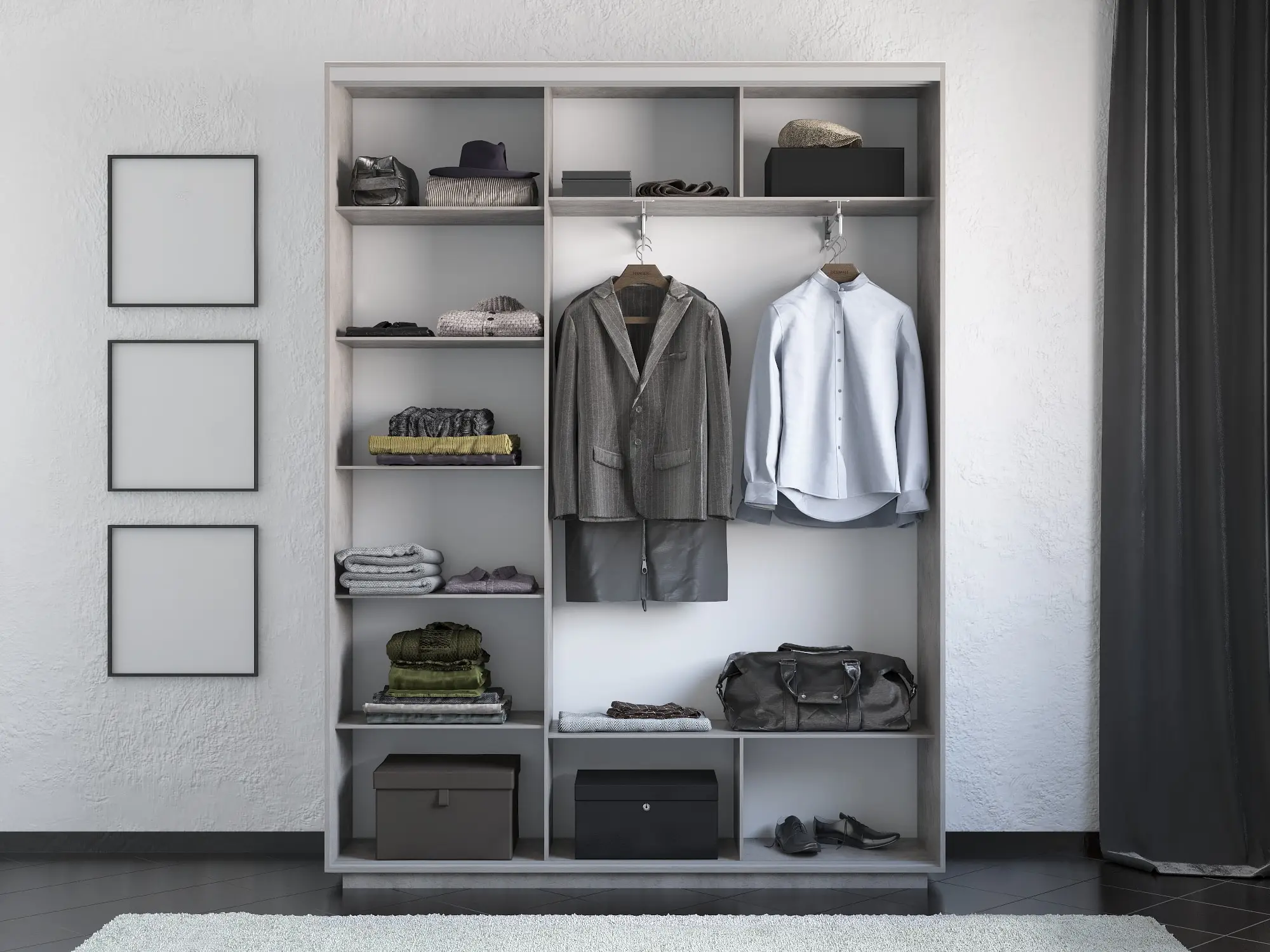 Шкаф-купе Медиум 1 зеркало 180х45х220