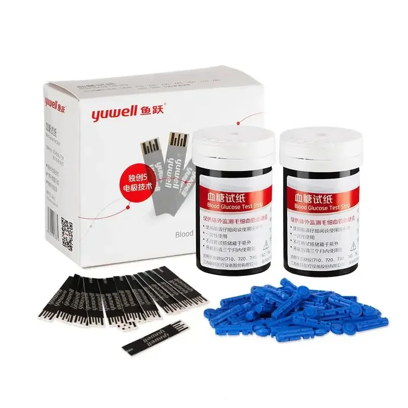 Глюкометр для диабетиков YUWELL тест-полоски 50/100 глюкометра глюкометр аксессуары