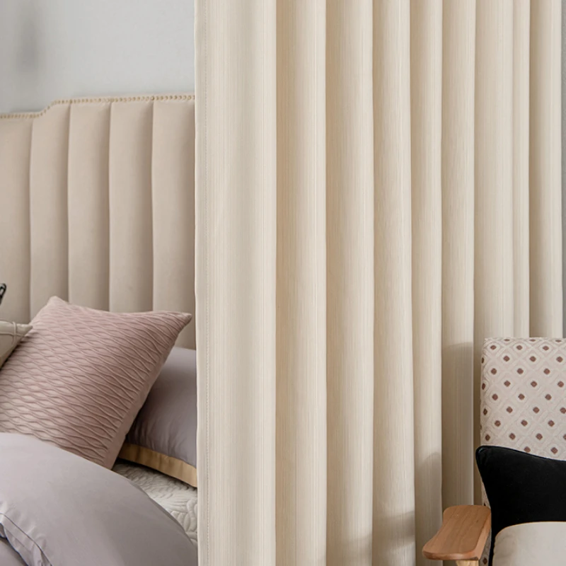 Светонепроницаемые шторы в стиле Ins простые звукоизоляционные занавески для