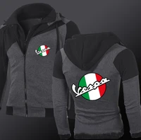 2022 new autumn fashion for vespa sweatshirt casual jacket double zipper hoodie cotton cosplay sweatshirts