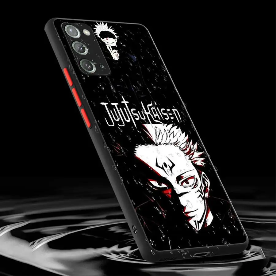 Милый чехол для телефона Jujutsu Kaisen Samsung Galaxy Note 20 Ultra Plus Lite 9 8 A21 A05 A06 A50 A52 A70 s A31 A51 A71 A16 5G