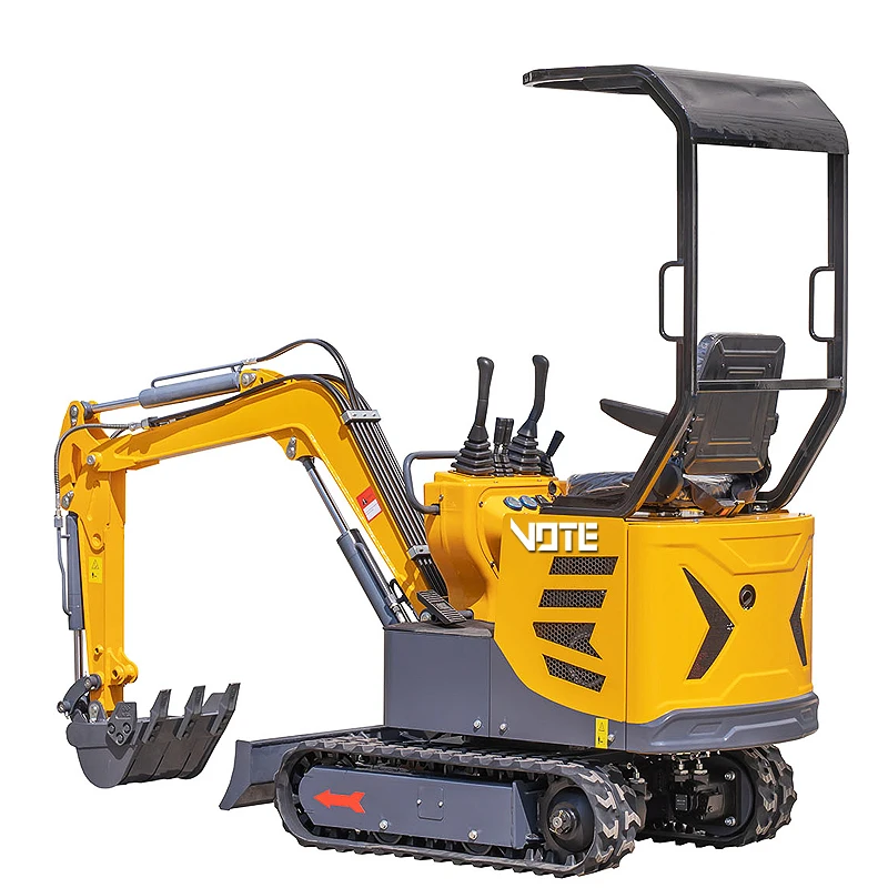 

1 Ton CE Micro Diesel Mini Digger Euro5 Small Construction Machine Hydraulic China Compact Excavator Price for Sale EPA