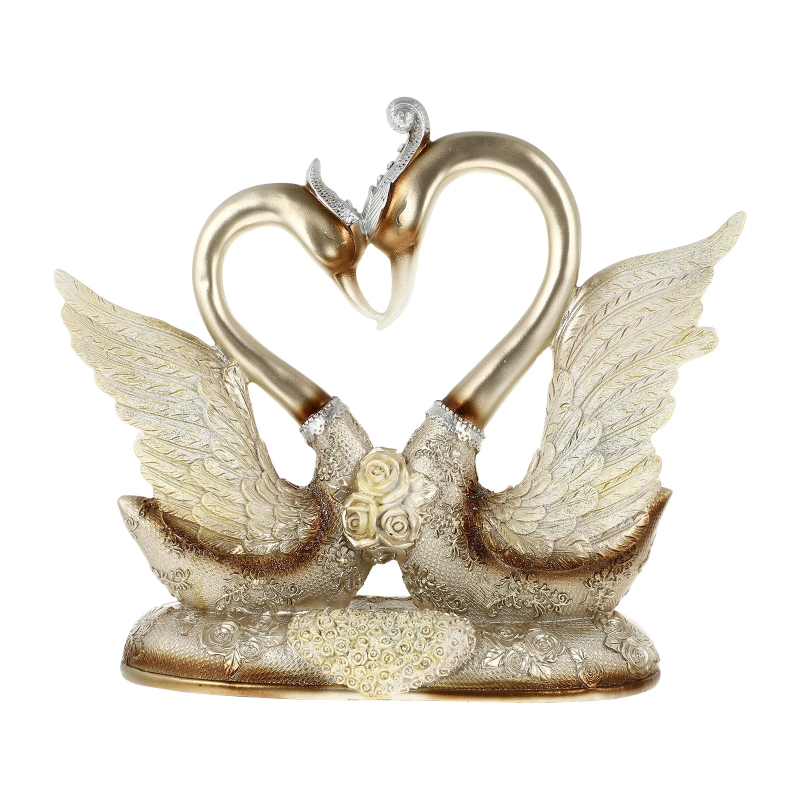 

Romantic Swan Figurine Desktop Ornament Swan Decor Romantic Swan Figurine Desktop Decor Home Adornment