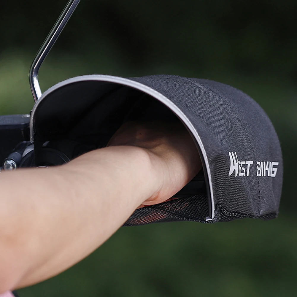

Cover Handlebar Gloves Black/Gray MTB Bike Motorcycle Portable Practical Summer Waterproof Universal Brand New