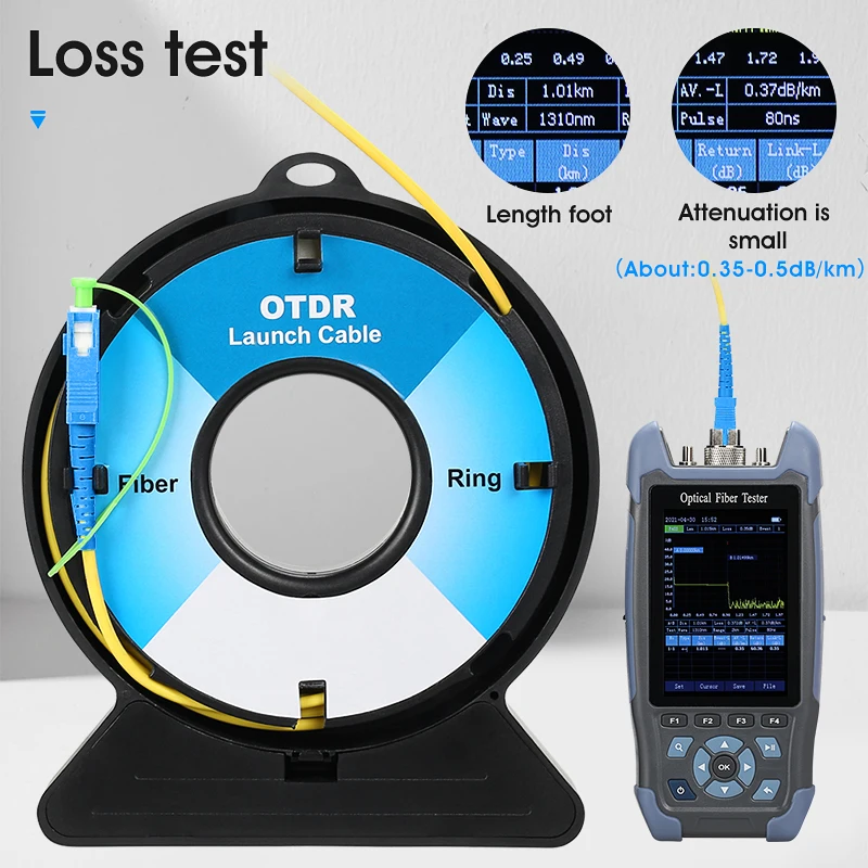 PAYEN OTDR Fiber Tester SC/APC-SC/APC Test Extension Cable Fiber Jumper Box 150/300/500M