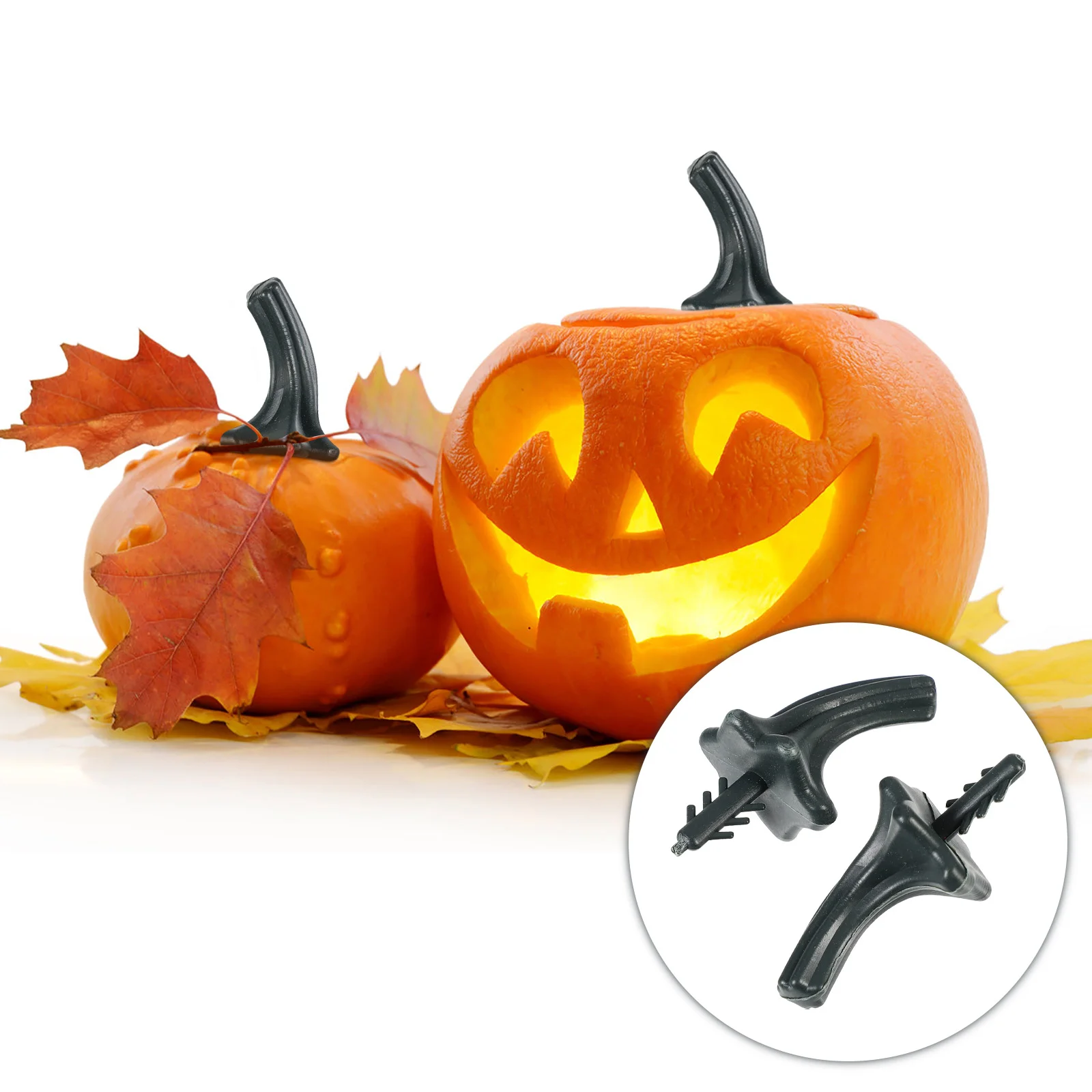 

24pcs Pumpkin Stems Pumpkin Stems Pumpkin Making Tools For DIY Craft Harvest Fall Thanksgiving Pumpkin Decoration Dark Green