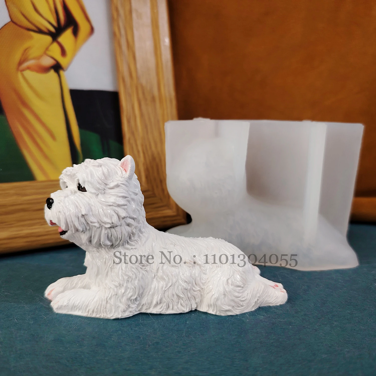 Силиконовая форма для собак из смолы эпоксидной инструменты рукоделия 3D