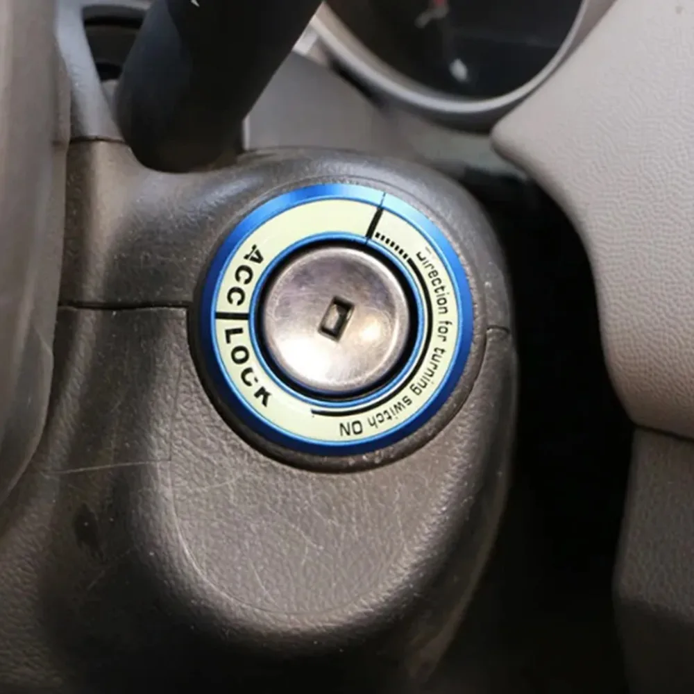 Фото Светящаяся наклейка-кольцо на замок зажигания для Chevrolet Cruze, Aveo, Lacetti, Niva, Spark, Orlando, Epica, Sail, Sonic №2