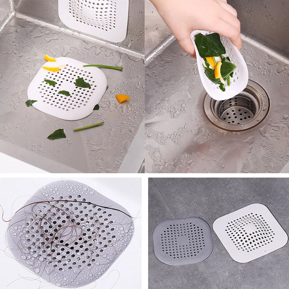 

Hair Filter Sink Anti-blocking Strainer Bathtub Shower Floor Drain Stopper Silicone Kitchen Deodorant Plug Bathroom Accessories