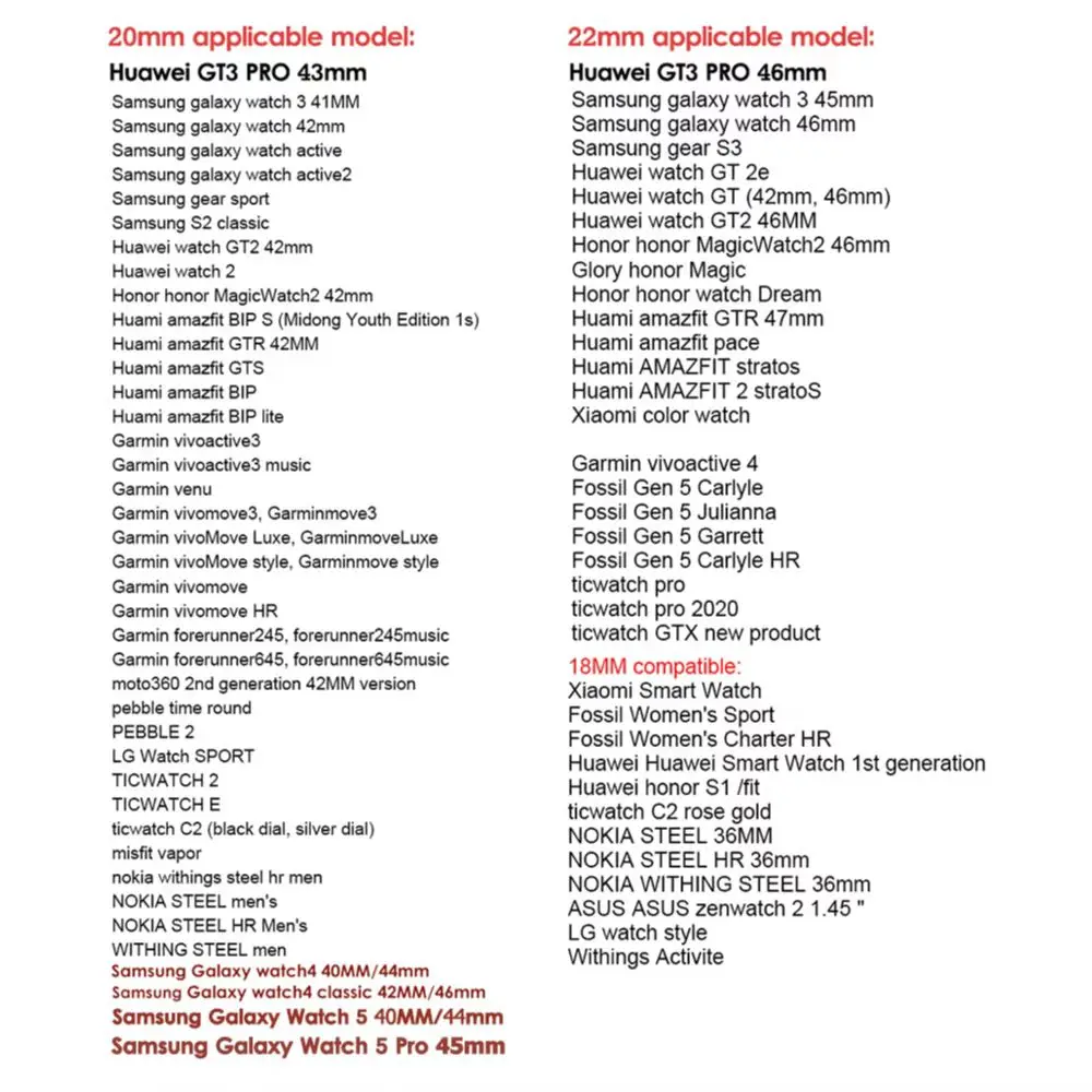 22mm Titanium Band for Samsung Watch3 45mm Galaxy Watch 46mm Men Strap for Huawei Watch Ultimate GT2/3 Pro Replacement Bracelet