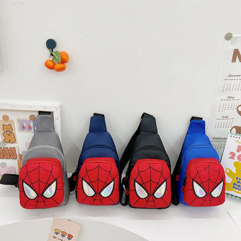 New Children's Shoulder Bags Cartoon Anime Hero Figure Baby Graphic Crossbody Bag Large Capacity Travel Casual Backpack