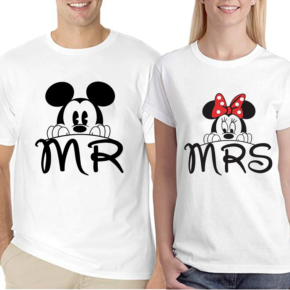 

Couple T Shirt for Husband Wife Lovers T-shirt Mr Mrs Valentine Gift Clothes Funny Graphic Tshirts