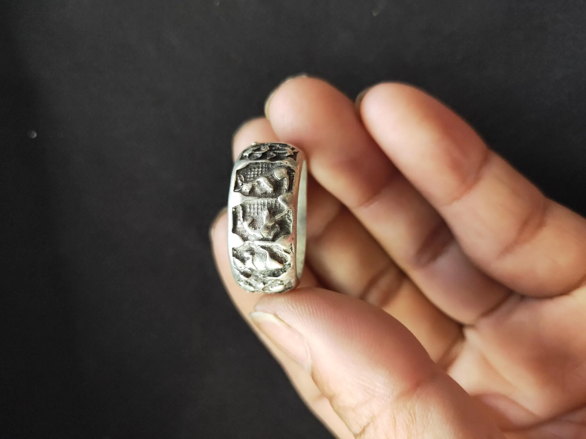 

Tibetan Silver Zodiac Ring