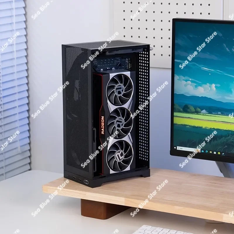 Фото Вертикальный портативный портативный настольный основной корпус ITX TYPECmini Super Mini №2
