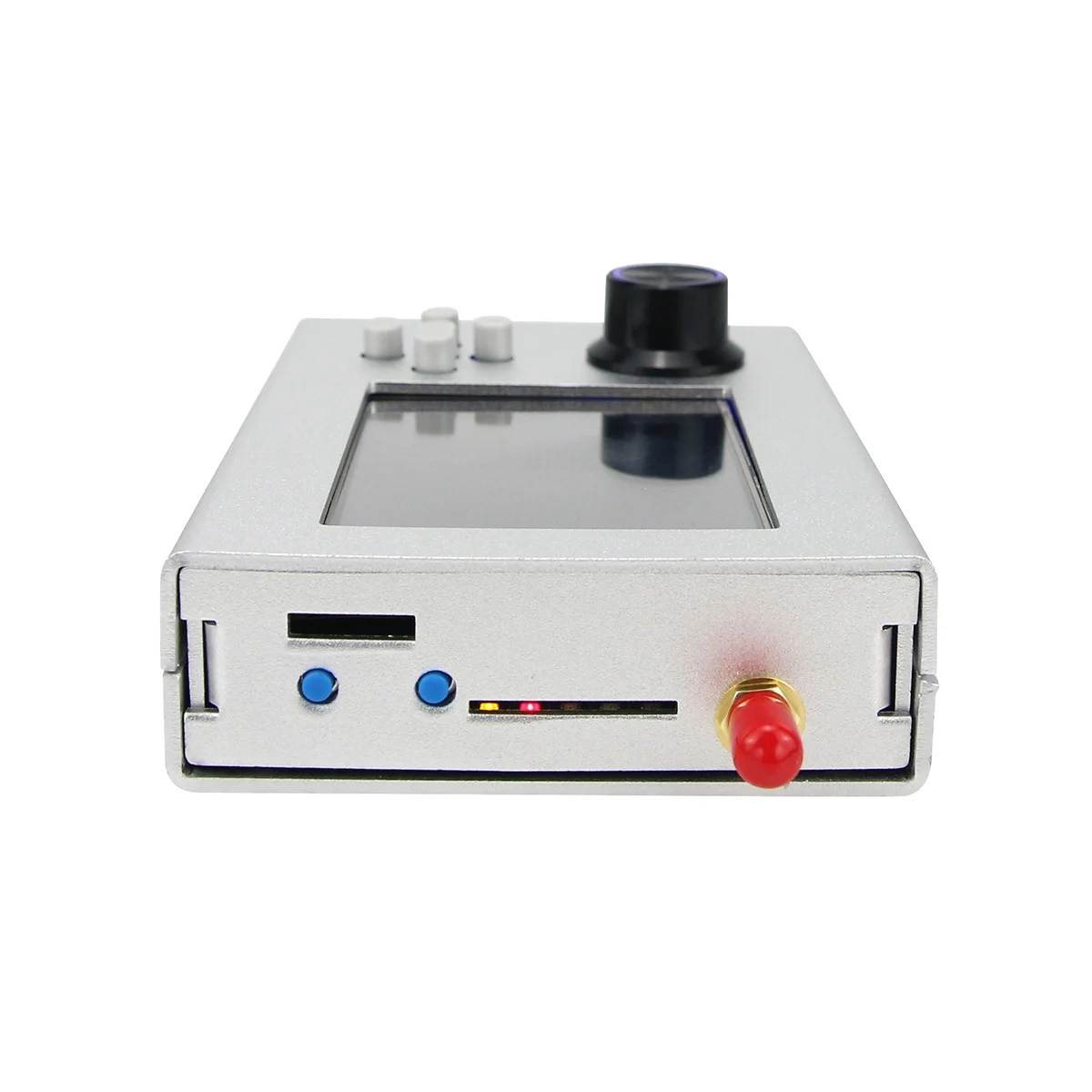 

1MHz-6GHz SDR Radio with 3.2 Inches TFT 240X320 Screen+Antenna for HackRF One Portapack H2 SDR Radio Transceiver Black