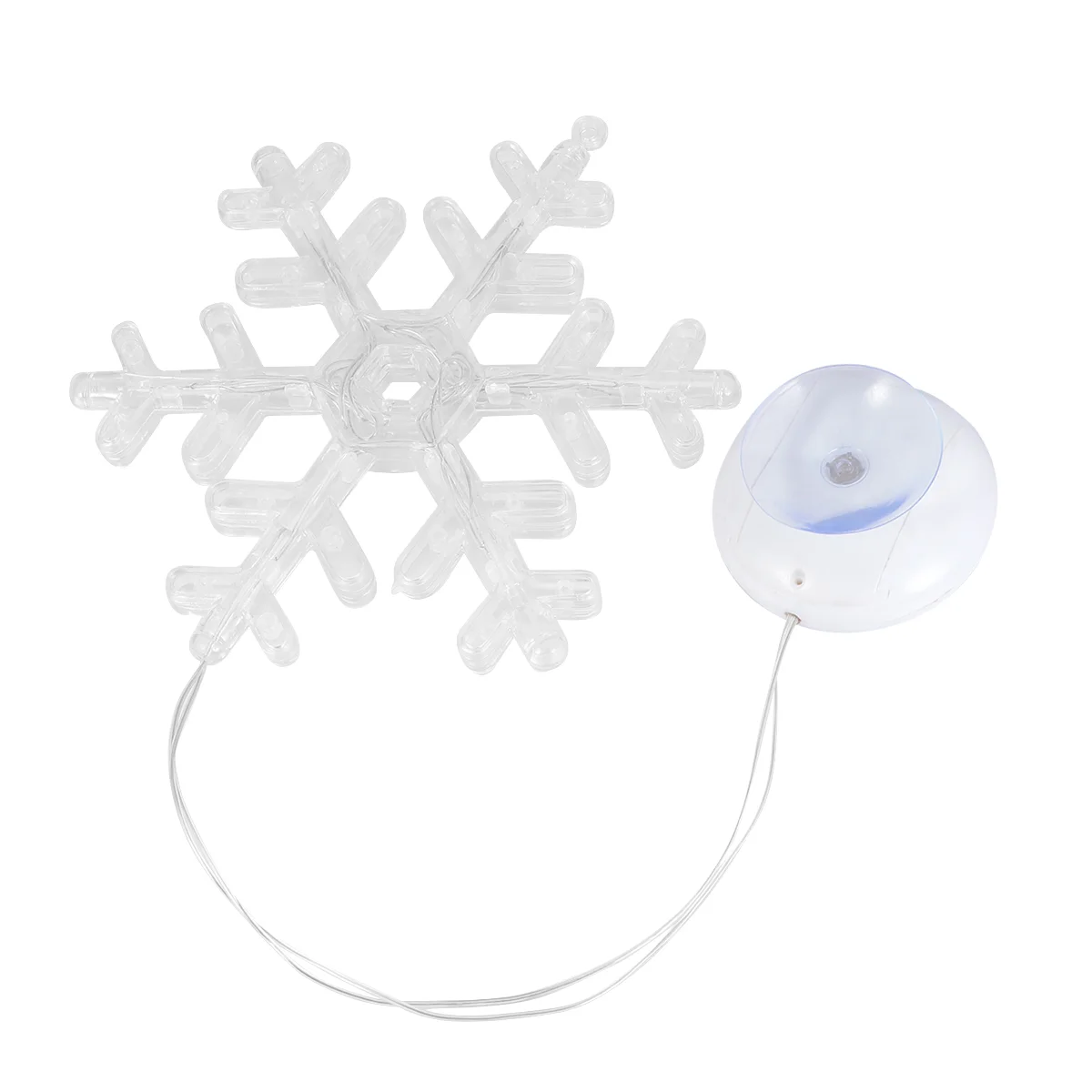 

1Pc Lamp Window Sucker Lamp Snowflake Marquee Christmas Window Silhouette Novelty Neon Sign Snowflake Signs