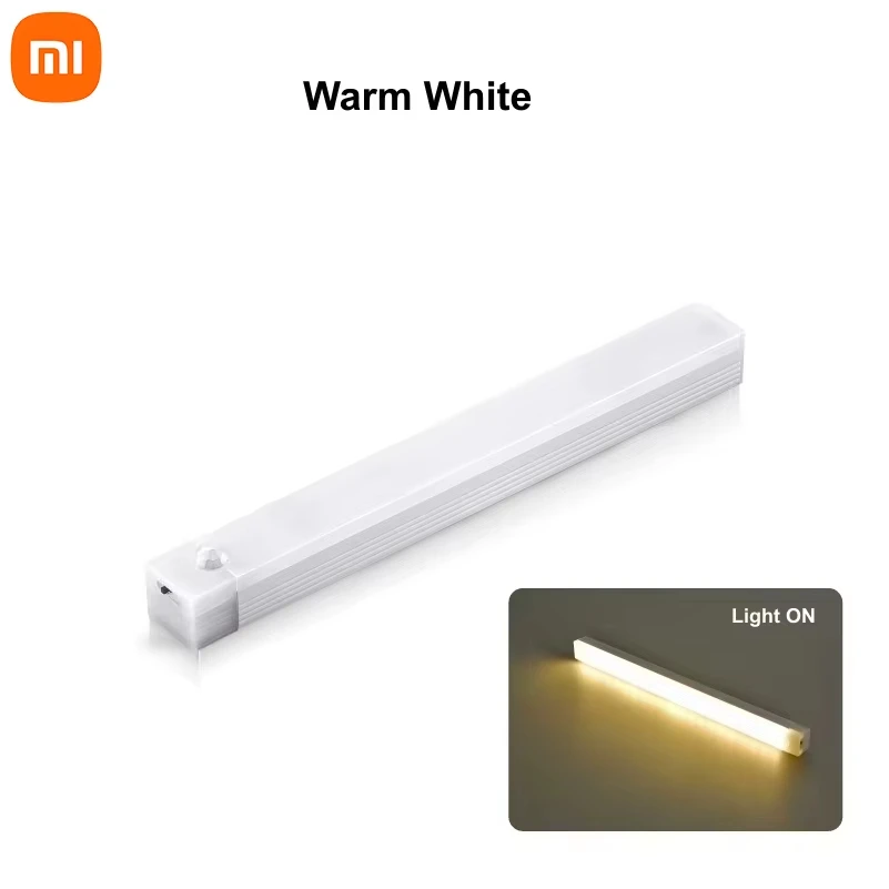 XIAOMI ночник с датчиком движения, светильник для шкафа, беспроводная USB перезаряжаемая лампа, лампа для шкафа, подсветка для кухни