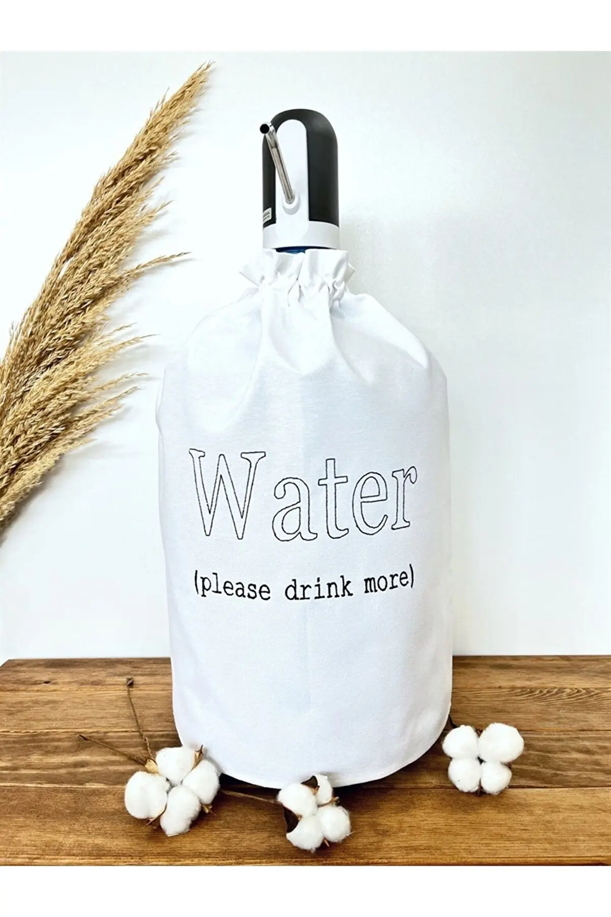 

Water shirred carboy sheath White Water Pitcher Glass Water Cover 304923914