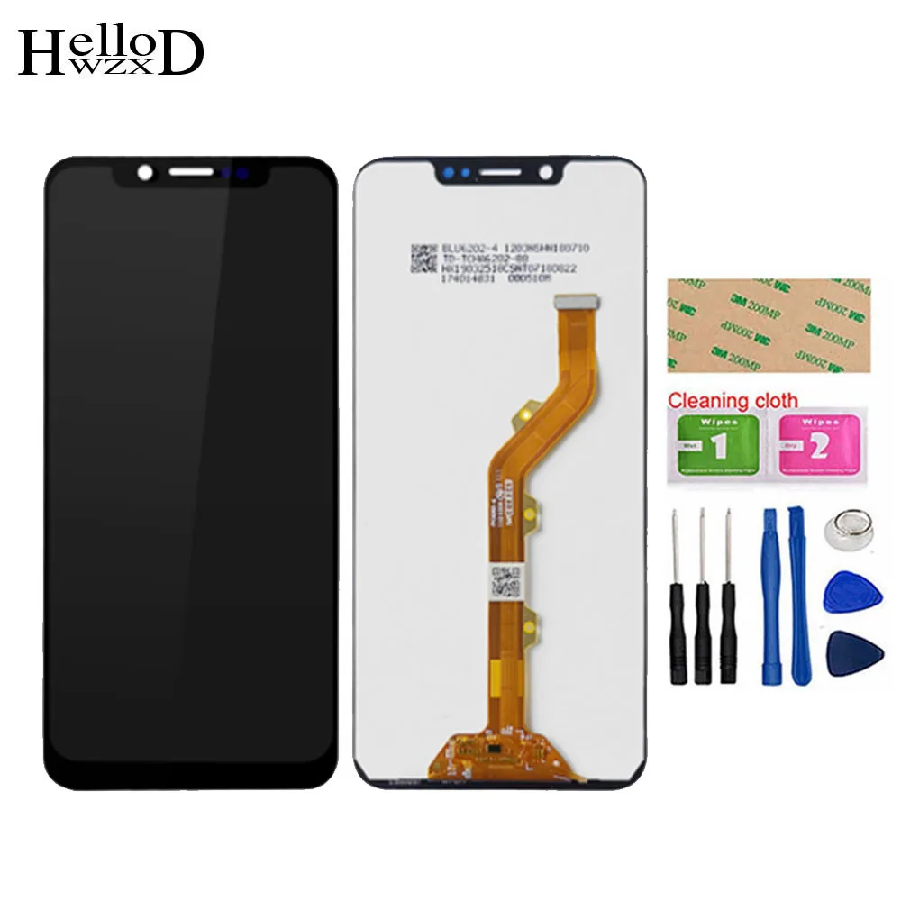 6 2 дюймовый новый протестированный ЖК-дисплей для Tecno Camon 11 CF7 LCD s кодирующий