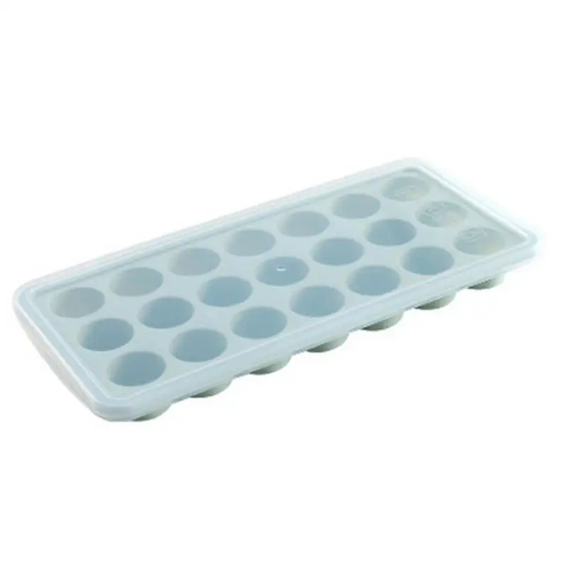 

Silicone Ice Cube Tray Easy-Release Silicone Ice Cube Tray With Lid Reusable Silicone Ice Cube Molds Heart Shaped Ice Maker For