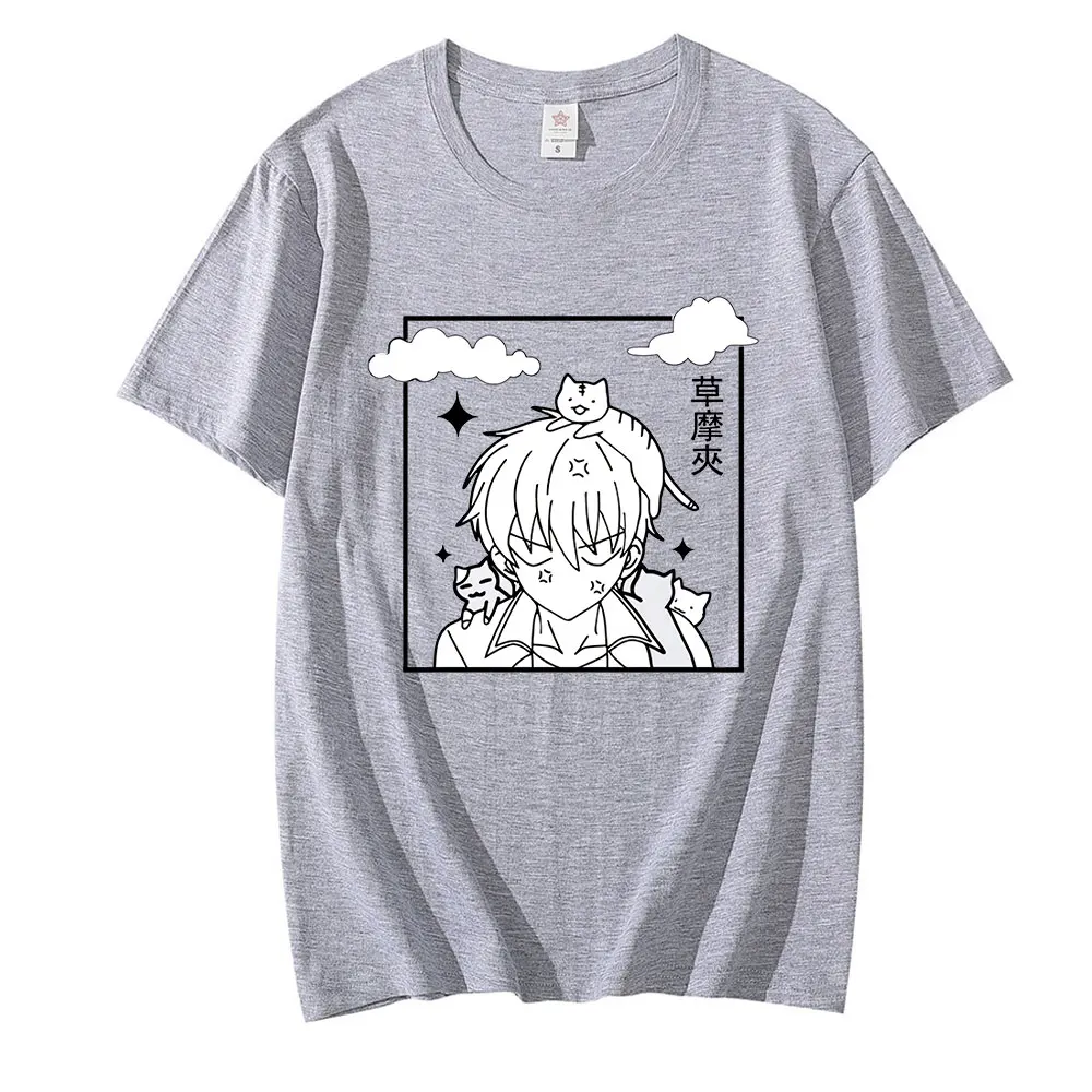 Футболка женская/мужская оверсайз в стиле Харадзюку смешная аниме с