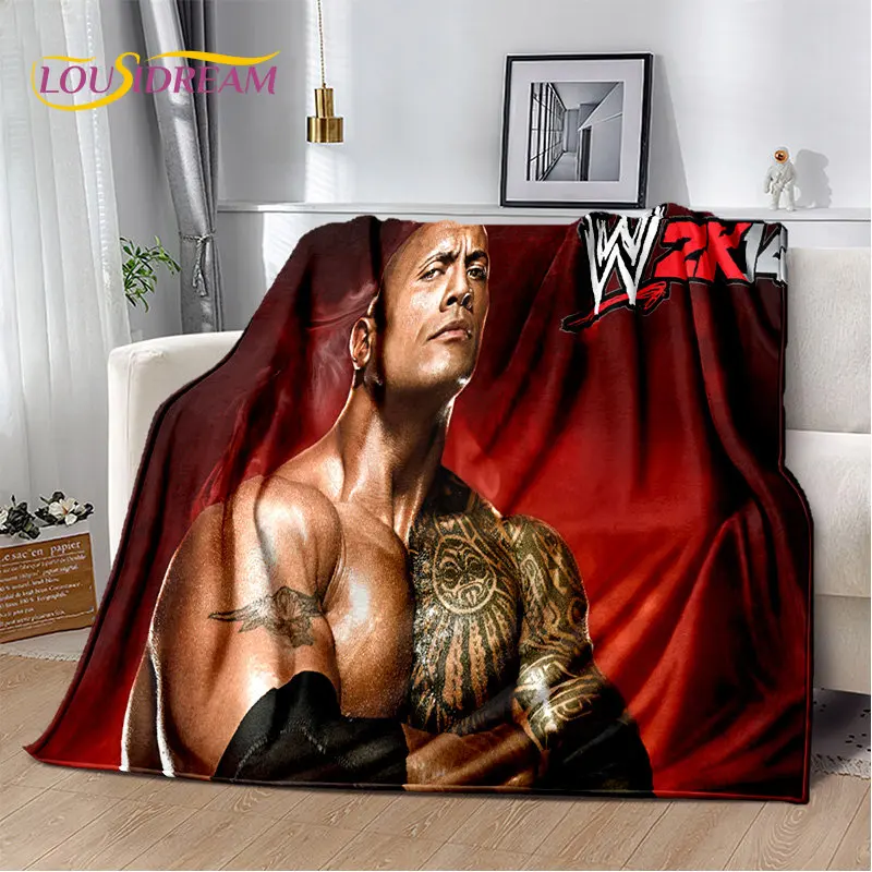 Мягкое плюшевое одеяло HD The Rock Dwayne Johnson фланелевое покрывало для гостиной спальни