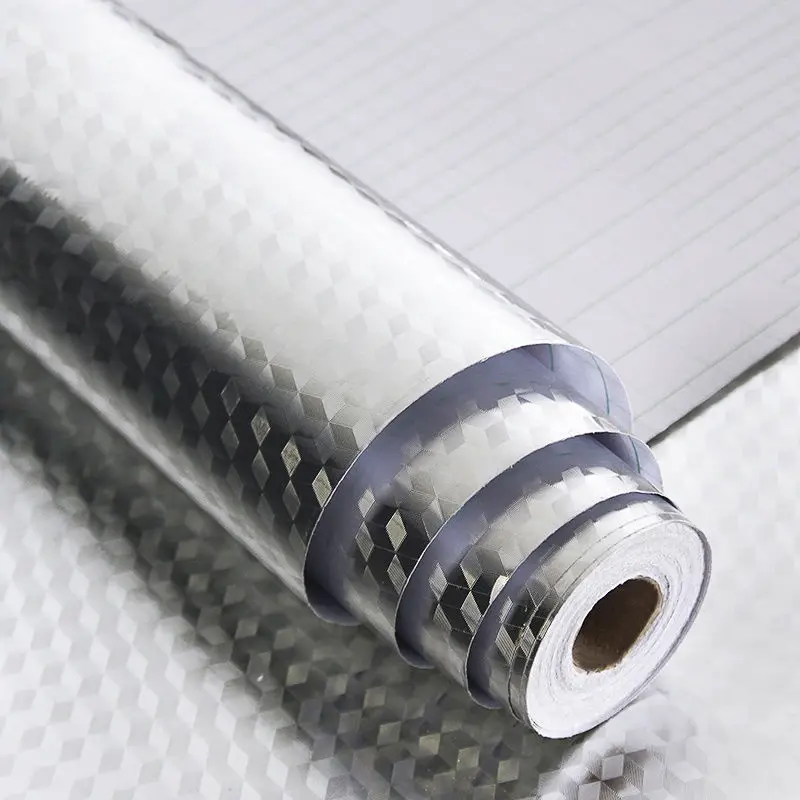 Кухонная Водонепроницаемая наклейка самоклеящаяся влагостойкая алюминиевая