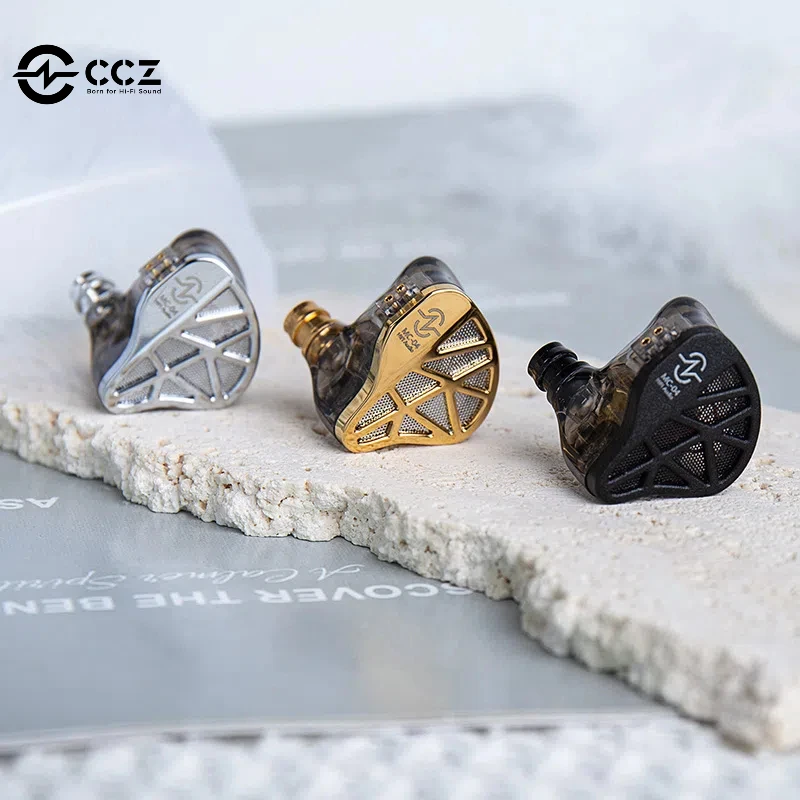Фото Проводные наушники-вкладыши с монитором 3,5 мм CCZ MC04 DD&BA Гибридные HIFI наушники с шумоизоляцией Игровые наушники со съемным кабелем №1