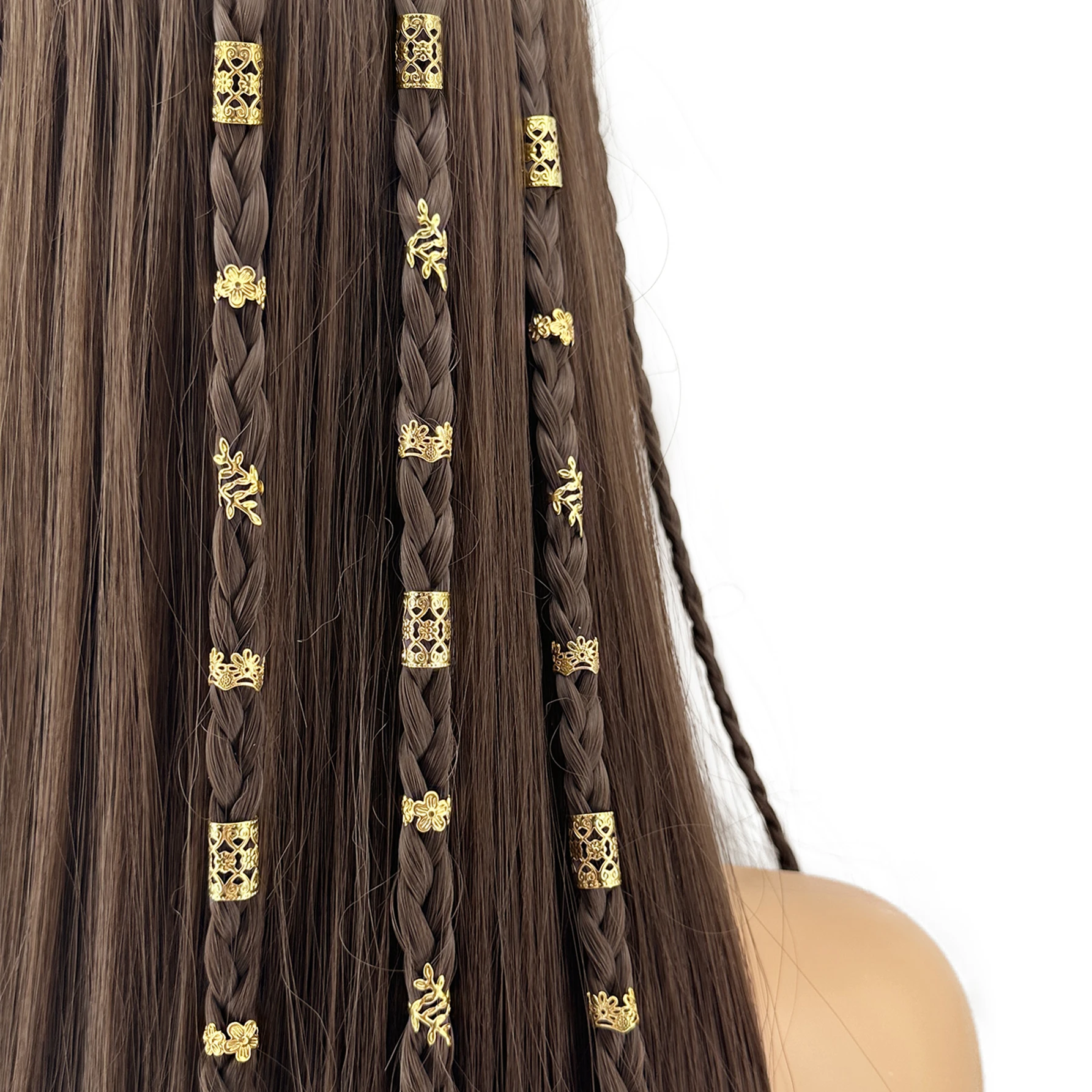 40 шт./компл. винтажные декоративные кольца для волос с цветком сливы стильные