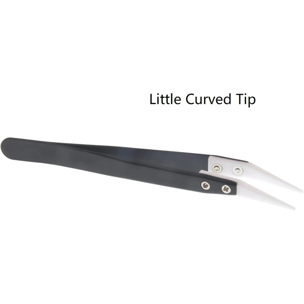 1 шт. антистатический керамический Пинцет из нержавеющей стали
