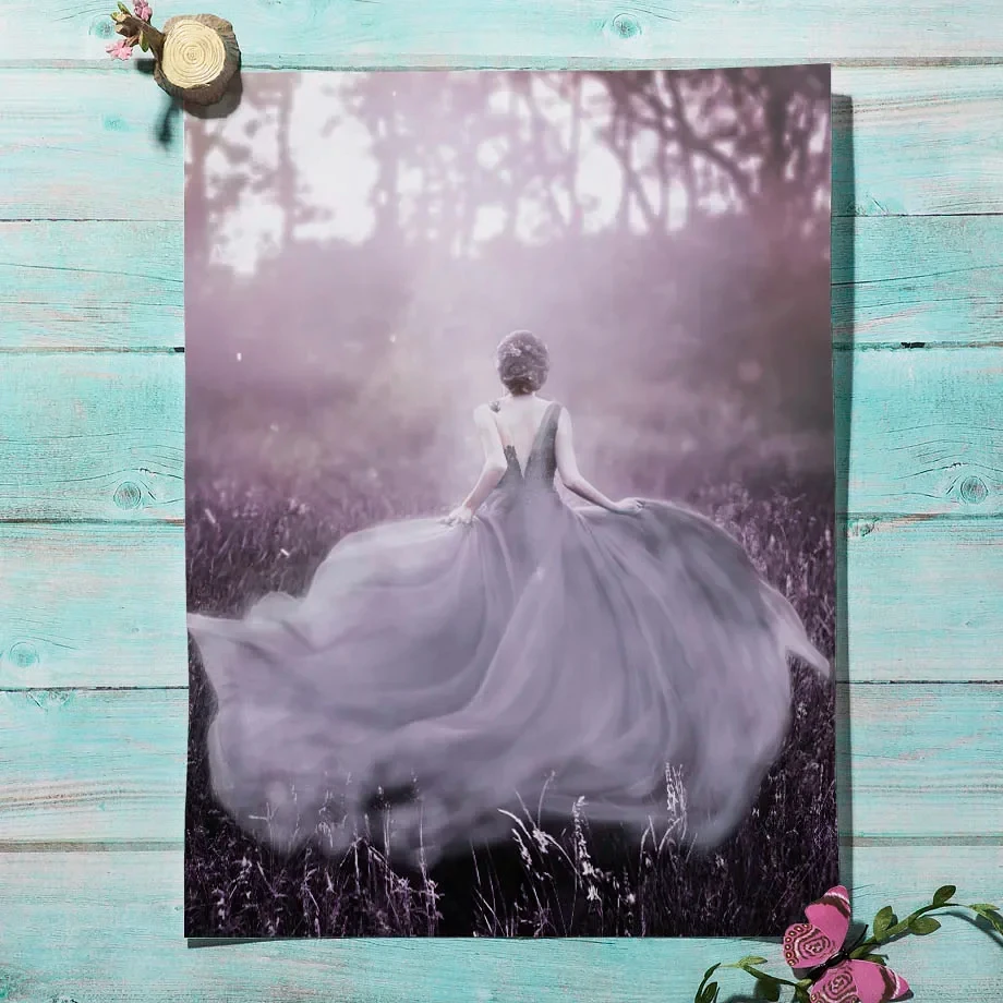 Настенная картина маслом в скандинавском стиле роспись с изображением