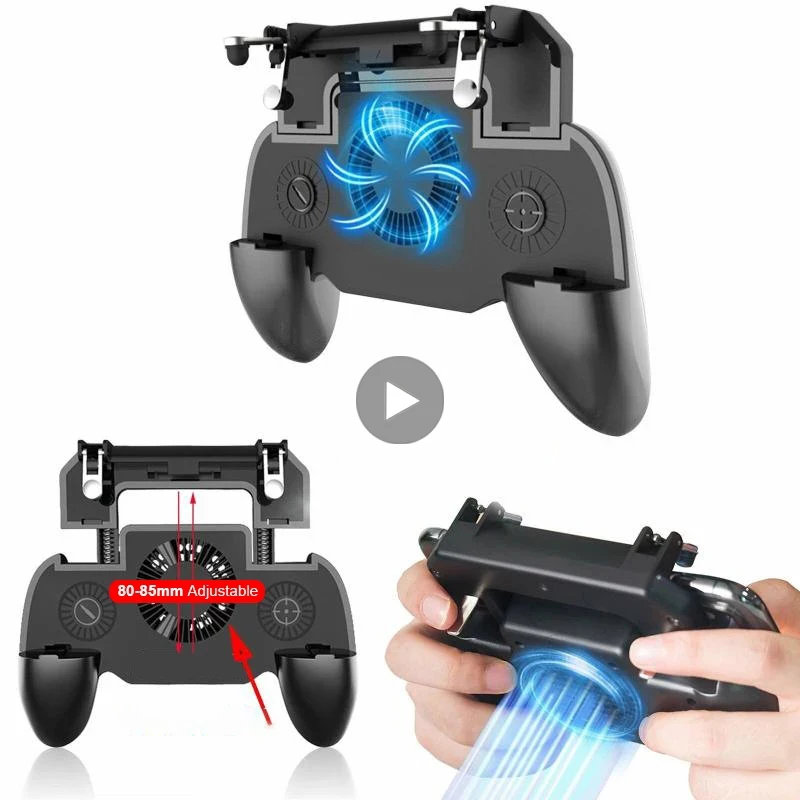 

Mobile Trigger Pubg Controller Gamepad For iPhone Android Cell Phone Cooling Cooler Gaming Smartphone Game Free Fire Joystick