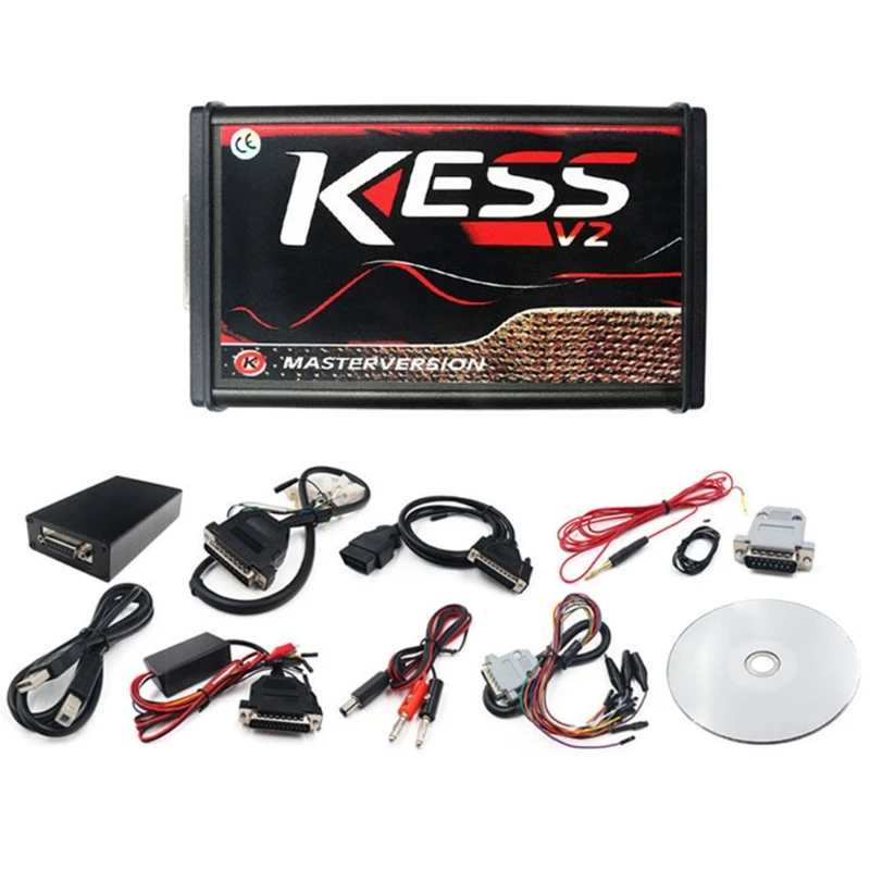 Набор для настройки KessV2 OBD2 Manager Master Kess5.017 OBD2, Ecu Программатор для настройки, запись кабеля Ecuvia Obd2 для большинства автомобилей, Прямая поставка