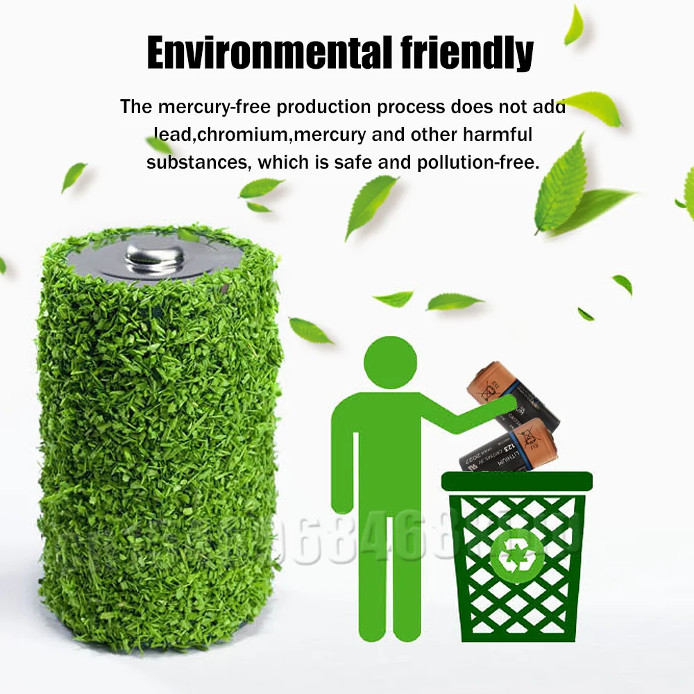 Литий-ионный аккумулятор CR123A CR123 CR17345 123 3 В 1 шт. |