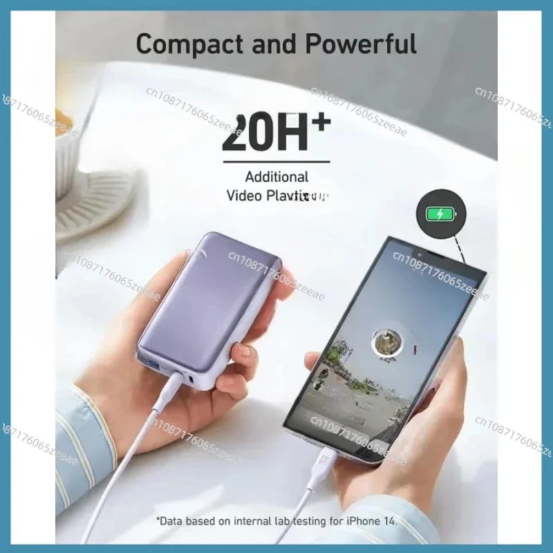 Для 12 13 14 15 Pro Max PlusAndroid Anker 533 Power Bank 30 Вт Быстрая зарядка 9800 мАч Экранный монитор