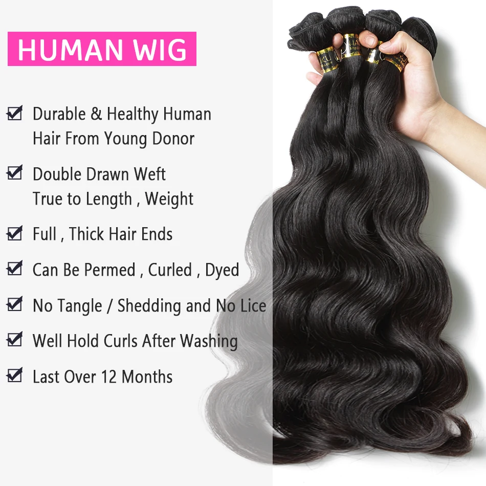 Melodie свободные волнистые волосы 30 40 дюймов 2 3 4 дюйма искусственные человеческие