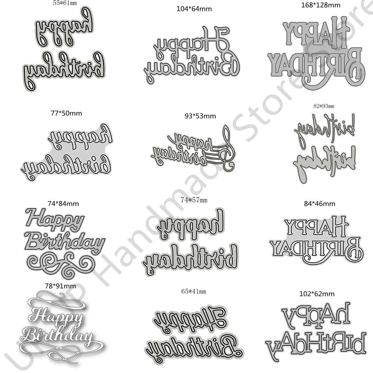 

Вырубные штампы с днем рождения для рукоделия, фотоальбом, трафареты без прозрачных штампов, новинка 2022