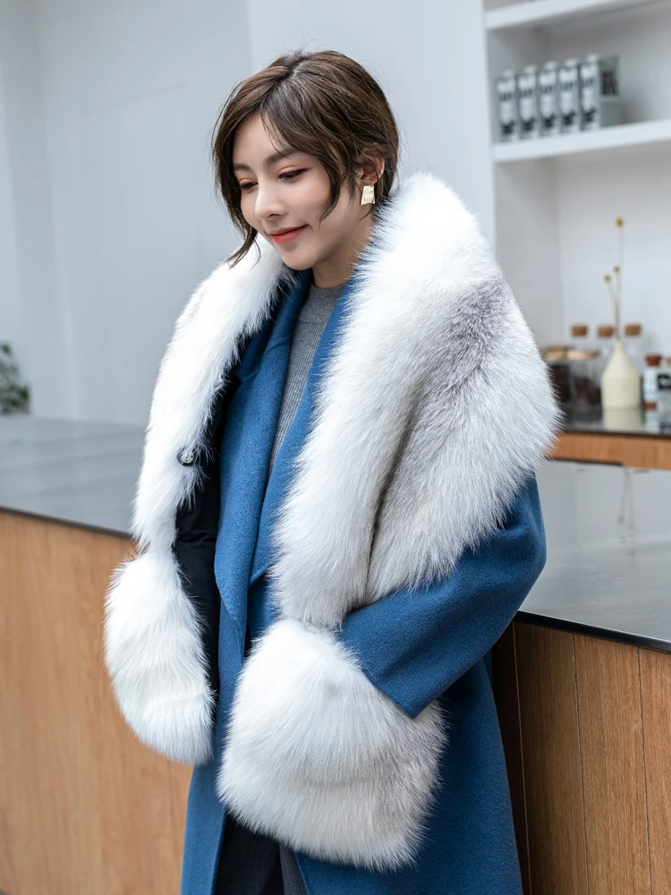 Рисунок 5 - Шаль из натурального Лисьего меха