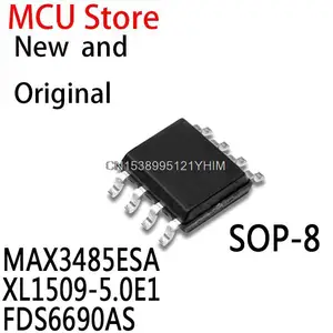 10PCS SOP8 MAX3485E SOP MAX3485 SMD RS-485/RS-422 XL1509-5.0 XL1509-5 XL1509 FDS6690 6690AS IC MAX3485ESA XL1509-5.0E1 FDS6690AS
