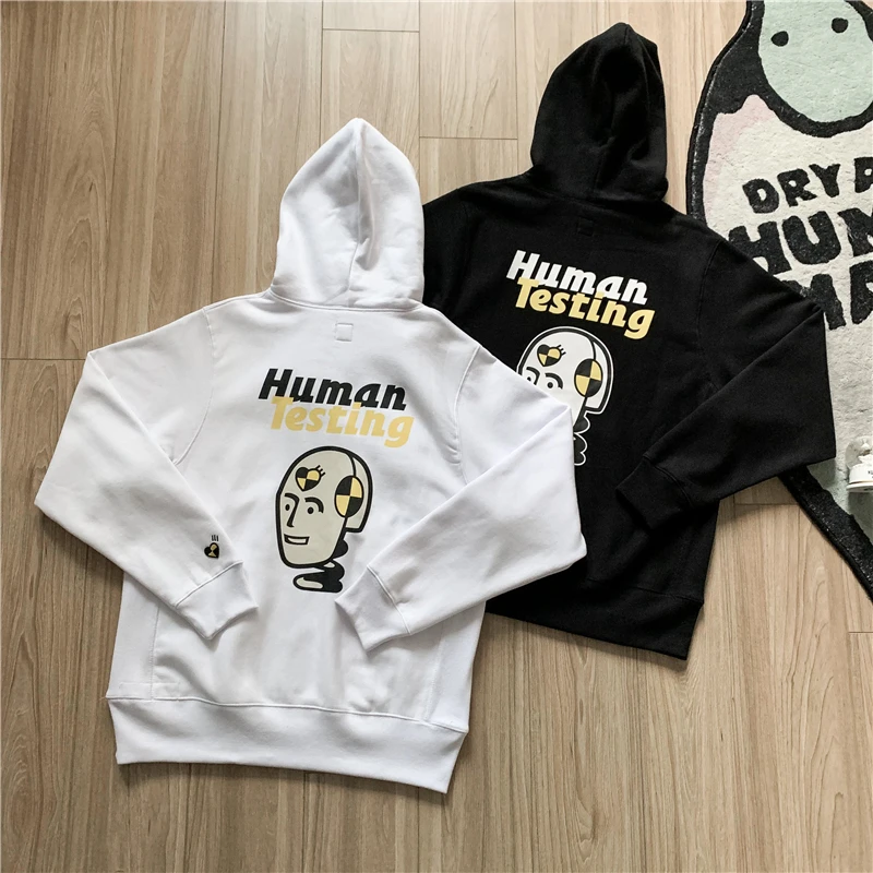 

2022ss Robot Print Human Made Hoodie Men Women 1:1 Best Quality Human Made Pullover